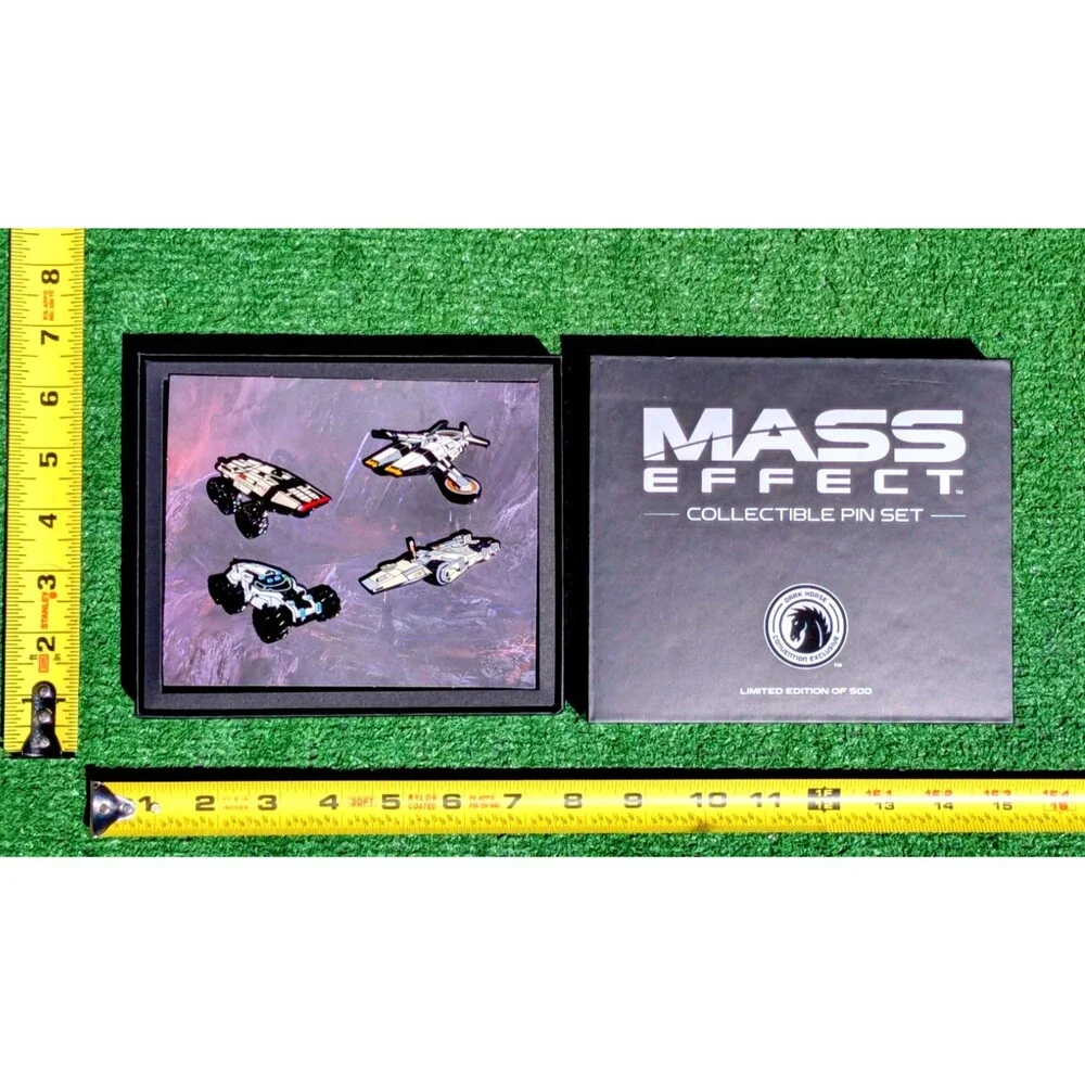 Mass Effect SDCC 2026 Dark Horse Exclusive 4Pc Vehicle Pin Set Ltd. to 500 NIB